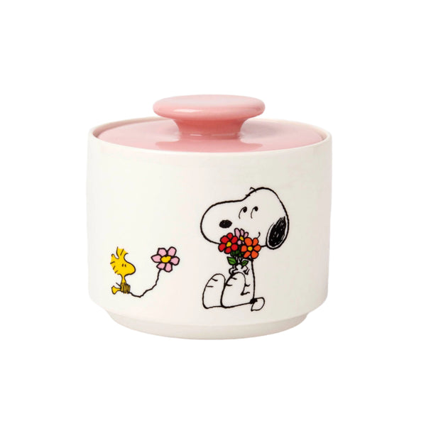 Peanuts Candy Jar Love is in Bloom