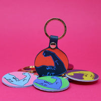 Well Fit Key Fob - Magenta