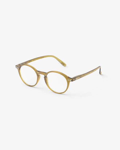 #D Reading Glasses - Golden Green
