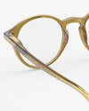 #D Reading Glasses - Golden Green
