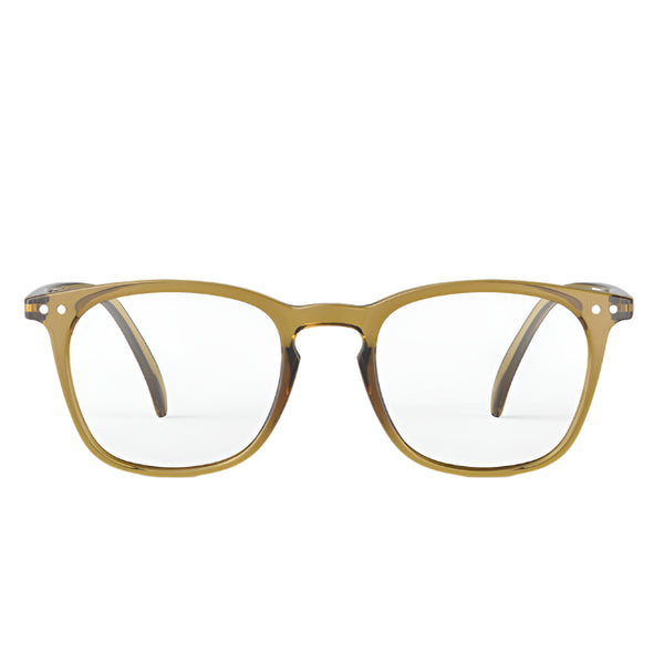 #E Reading Glasses - Golden Green