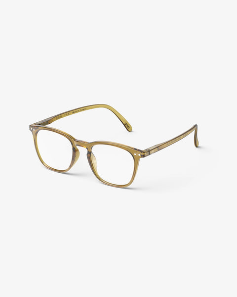 #E Reading Glasses - Golden Green