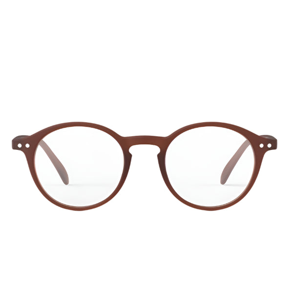 #D Reading Glasses - Mahogany