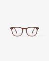 #E Reading Glasses - Mahogany
