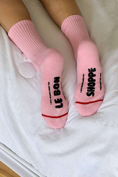 Hugger Socks - Pink/Black