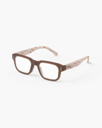 #QUOTE Reading Glasses - Light Marble