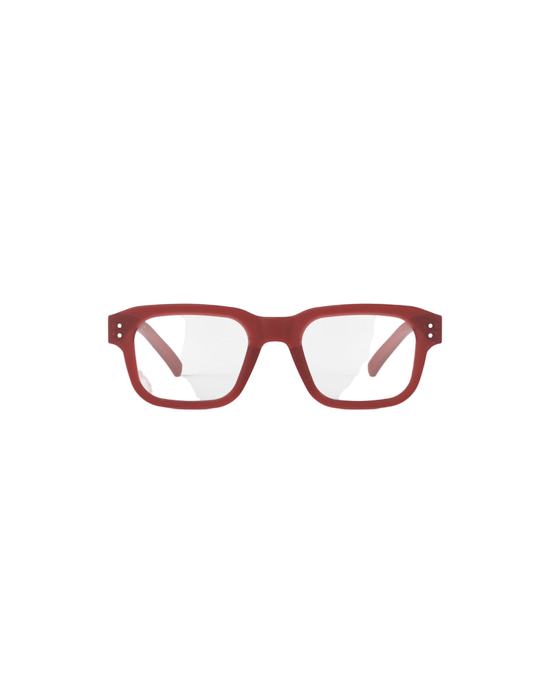 #QUOTE Reading Glasses - Carmine Red
