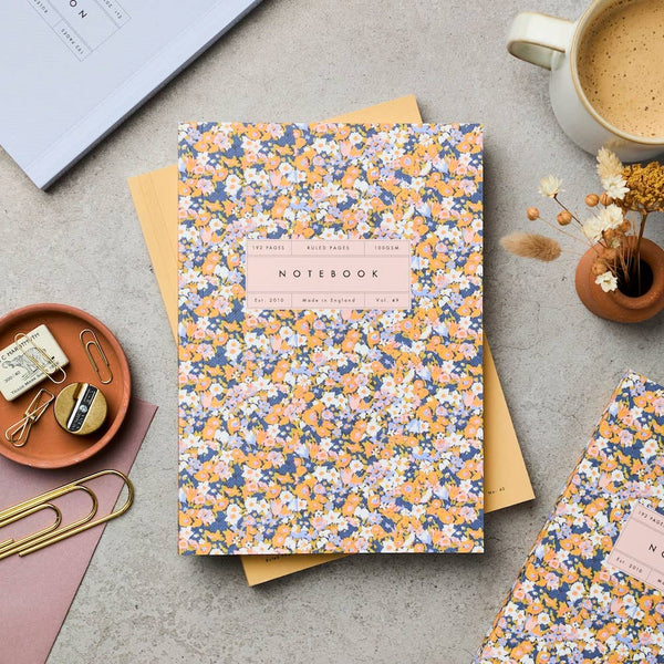 Vol 49: Ruled Patricia Yellow Lay Flat Notebook