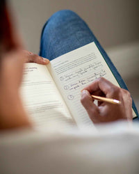 The Three Question Journal Green - Daily Guided Wellbeing