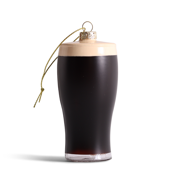 Stout Glass Decoration, 8cm