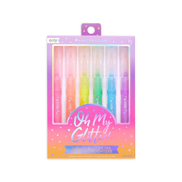 Ooly Oh My Glitter!: Liquid Glitter Ink Neon Highlighters