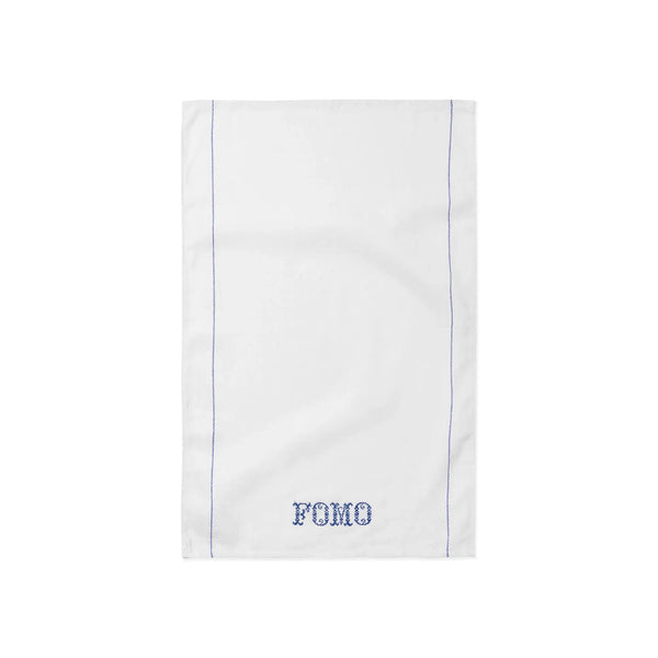 Embroidered Tea Towel - FOMO
