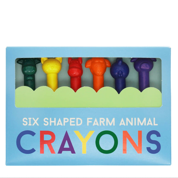 Farm Animal Crayons - Set of 6