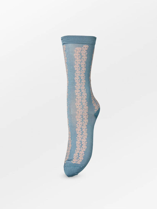 Teila Visca Sock - Coronet Blue