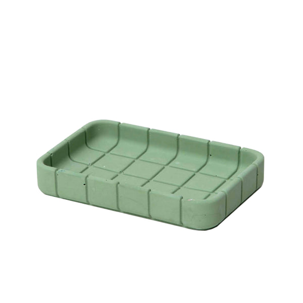 Tile Soap Dish - Palm Green