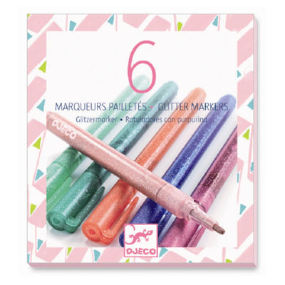 Djeco - Sweet Glitter Markers