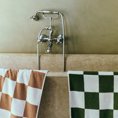 Check Bath Towel - Sky Blue