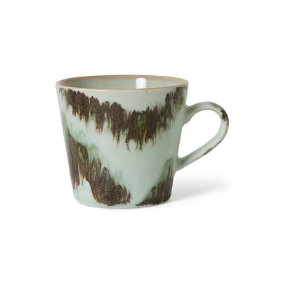 70s Ceramics - Cappuccino Mug - Tide