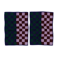 Hand Towel (Set of 2) - Jewel Checks
