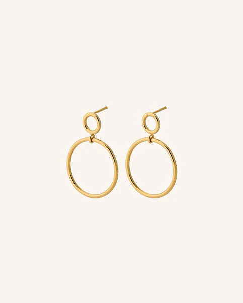 Globe Earrings - Gold