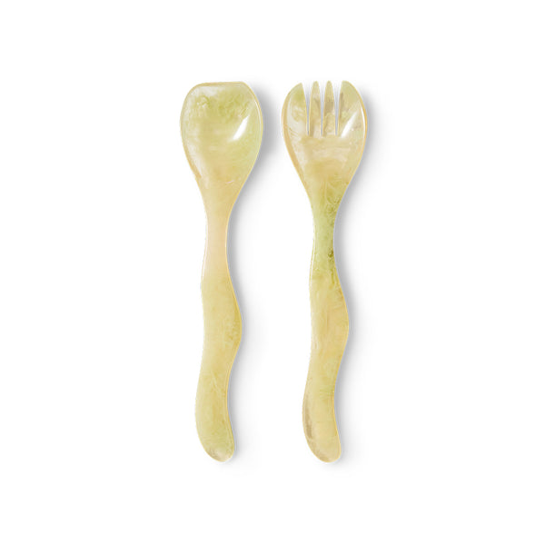 Salad Cutlery Set of 2 - Mist Green