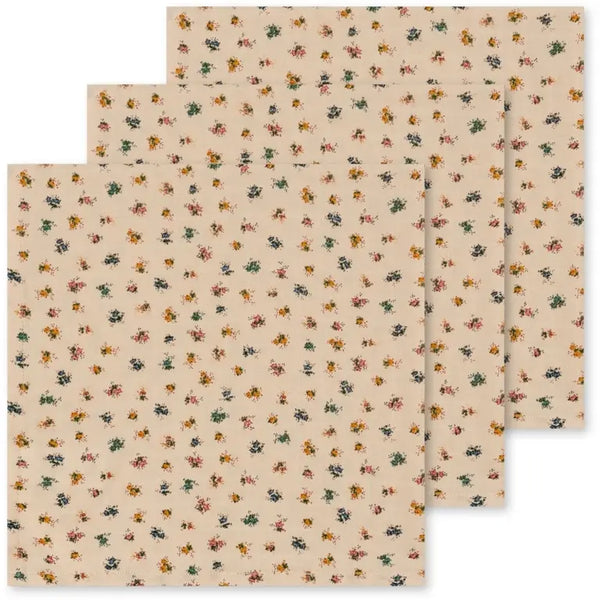 Muslin Cloths 3 Pack - Bloomie Blush