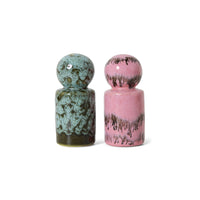 70s Ceramics Salt & Pepper Jar - Baroque