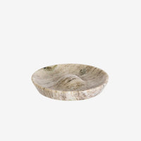 Madam Stoltz - Round Marble Incense Holder (Beige)