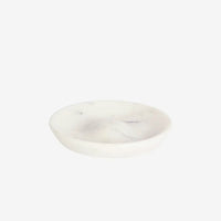 Madam Stoltz - Round Marble Incense Holder (White)