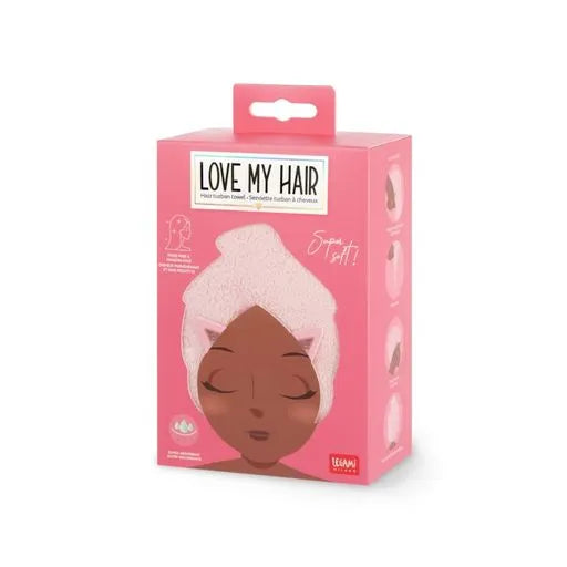 Love My Hair Microfibre Towel - Kitty