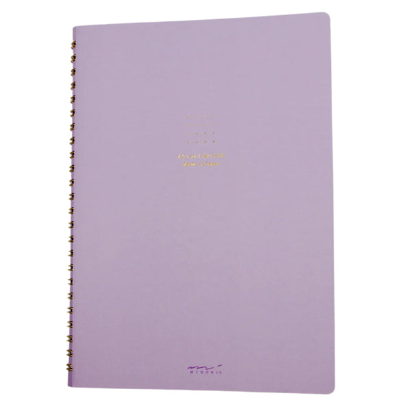 Ring Notebook - A5 Colour Dot Grid - Purple