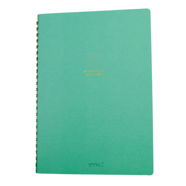 Ring Notebook - A5 Colour Dot Grid - Green