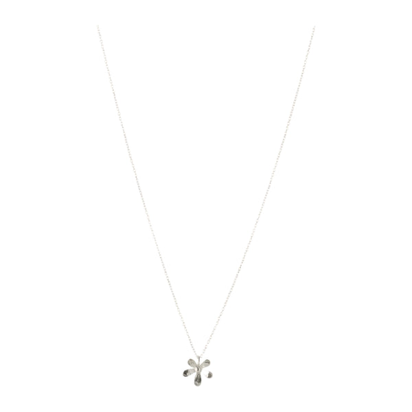 Wild Poppy Necklace - Silver