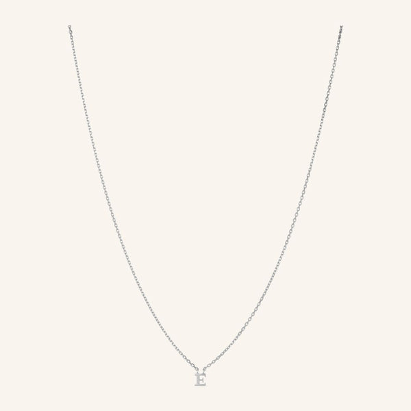 Pernille Corydon - Note Necklace - Letter E - Silver