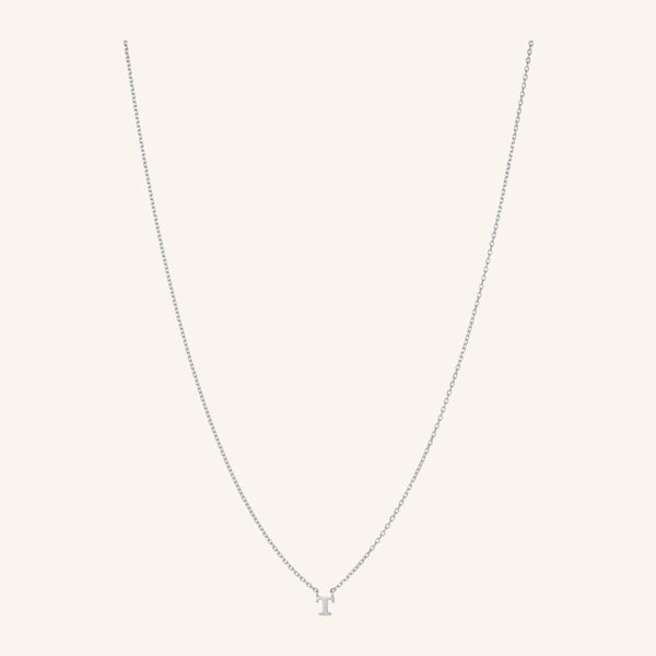 Pernille Corydon - Note Necklace - Letter T - Silver
