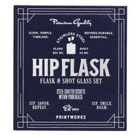 The Essentials - Hip Flask - Dark Blue