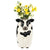 Friesian Cow Flower Vase