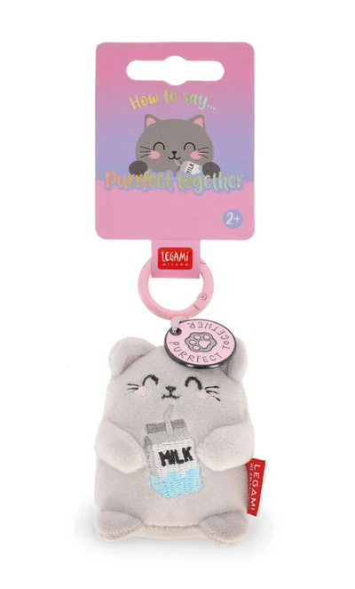 Super Soft Tiny Plush Key Ring - Kitty