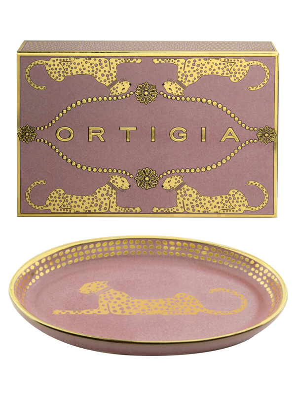 Spotty Pink Oval Dish