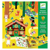 Djeco - The Magical Forest Sticker Stories