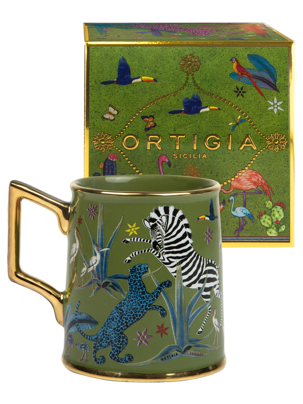 Ceramic Tazza - Jungle Green