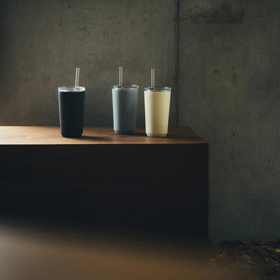 TO GO TUMBLER 480ml with straw - White