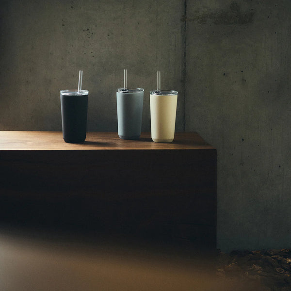 TO GO TUMBLER 480ml with straw - White