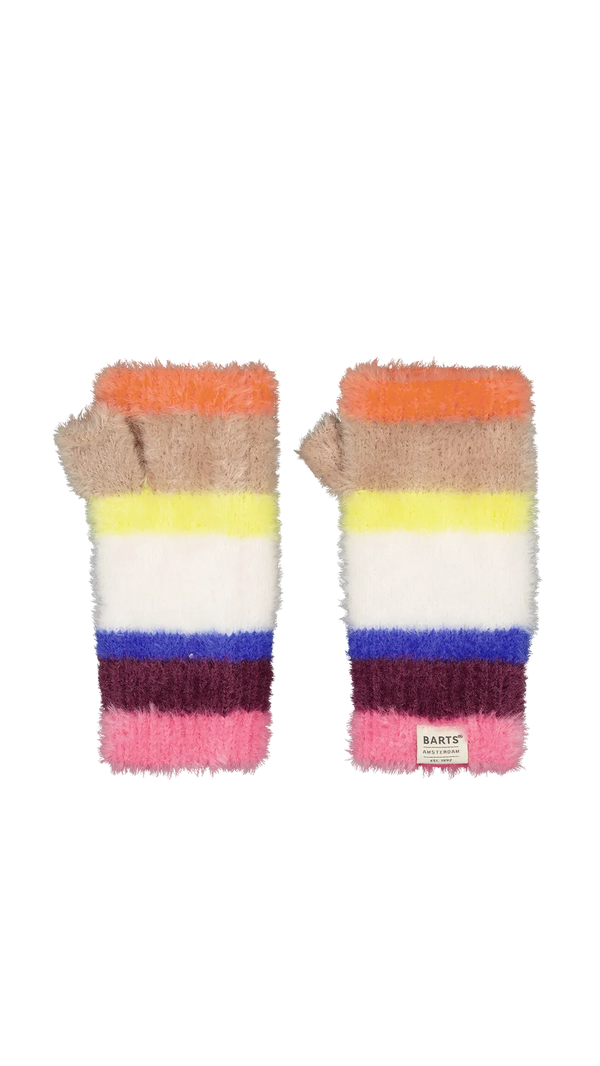 Kumana Fingerless Gloves Kids - Magenta (Size 3-4)
