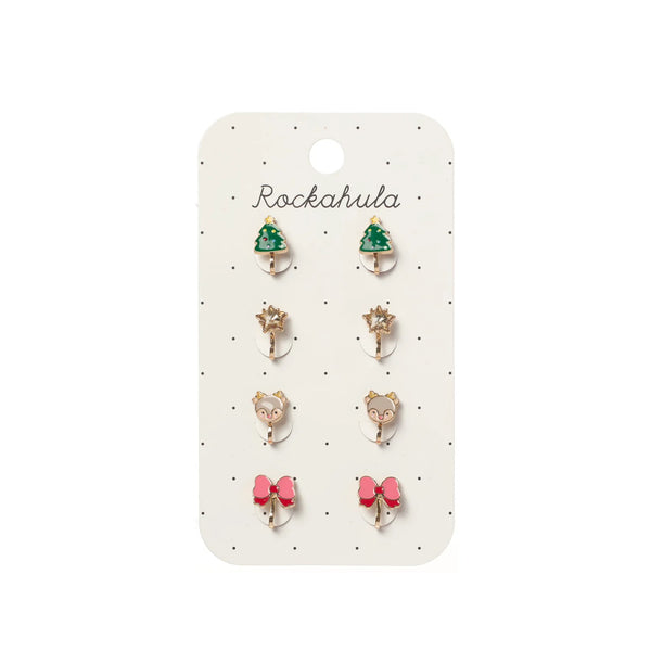 Jolly Christmas Clip On Earrings