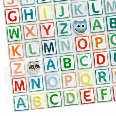 Djeco - Puffy Stickers- Alphabet