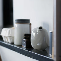 Kinto - Sacco Vase Porcelain 02 - Grey