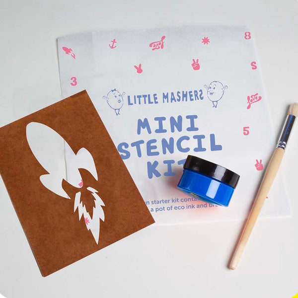Little Mashers - Mini Stencil Starter Kit - Rocket Design