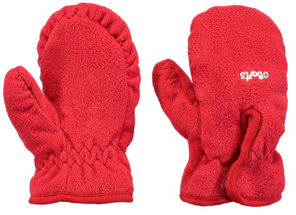 Fleece Mitts Infants - Red