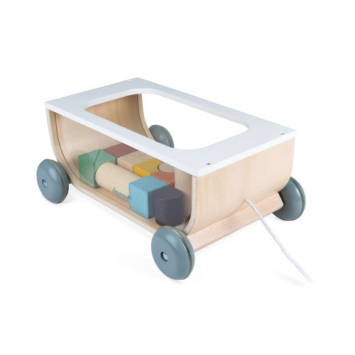 Janod - SWEET COCOON CART WITH BLOCKS